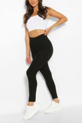 Boohoo Fekete Testhezálló Hosszú Leggings Basic 34 Xs Aae