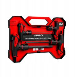 Pro T-típusú Csavarhúzó Készlet Hex 2-10 MM PRO-WZ143 (WWZ-02-8THS)