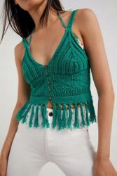 Desigual Zöld Kötött Gombos Felső (XL) (593420)