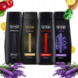 STR8 4x STR8 Férfi Zselé Ahead Red Code Original Game Frissítő 1600 ml (4x STR8 ŻEL MĘSKI AHEAD RED CODE 1600 ml)