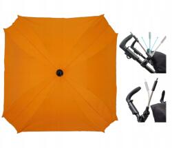 Skyline Esernyő babakocsihoz narancssárga szögletes napellenző 62cm szűrőUV50 (PO00s4)