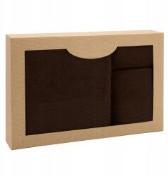 Darymex Pamut törölköző szett barna színben 3db-os (RD.BAWEŁNA/SOL-CBRA/P/3CZ/KPL)