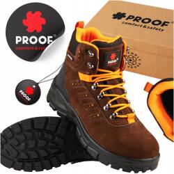ProofSafety Munkavédelmi Cipő Magas Szárú Férfi Proof Trek Dintex S3S 42-ES Méret (Buty Robocze TREK DINTEX 42)