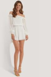 NA-KD Fehér Pöttyös Overál 36-OS