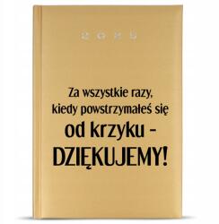FunnyCase Naptár 2025 Arany Ajándék Tanárnak Minden alkalomra- Köszönjük (Kalendarz Dla Nauczyciela 2025)