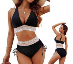  Fürdőruha Kétrészes Jelmez Magas Derekú Boho Bikini Megkötős (6977652563433) - allegro - 3 110 Ft