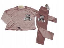  Velúr pulóver nadrág Mackó 98/104 cm 4 év