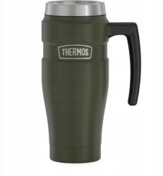 Thermos Vízálló termopohár 470 ml-es fogantyúval Thermos katonai zöld (160036)