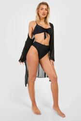 Boohoo EC36311 Boohoo Fekete Kétrészes Fürdőruha (25) M