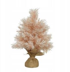  Mini Dekoratív műfenyő púderrózsaszín havas 45cm (sztuczna choinka)