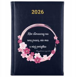 FunnyCase Könyvnaptár 2026 Kinek Nincs Haszna A Munkában Tervező Minták (Granat KTO ZŁORZECZY NA PRACĘ NIE MA POŻYTKU)