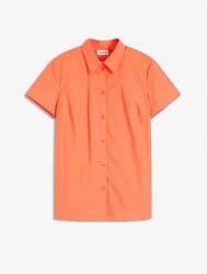Bonprix 52-es Rövid Ujjú Ing, narancs, poliészter, pamut