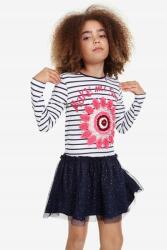 Desigual Színes Mintás Ruha, 13-14 éves, 100% pamut (19WGVK59_5000)