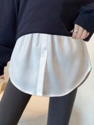 Shein KC63305 Shein Aszimmetrikus Fehér Magas Derekú Miniszoknya (27) XL