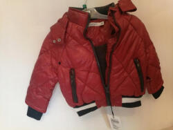 Name it Piros Steppelt Kabát, Size 92, 100% poliészter