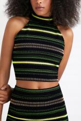 Desigual Fekete Mintás Felső (XL) (22WWTKXC_2000)