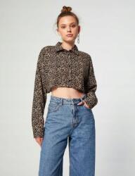 Jennyfer FC15218 Jennyfer Ing Crop Top Állatmintás Pöttyös Hosszú Ujjú (37) S