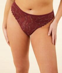 Etam Bordeaux Csipkés Tanga, Size 34, poliamid (558275)