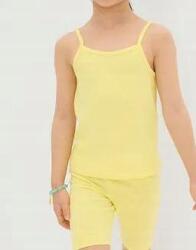 Bonprix 110/116 Lila Vékony Vállpántos Felső, 100% pamut (organikus)