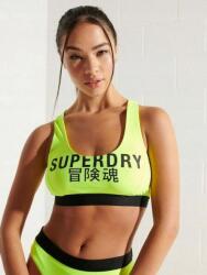 Superdry Fürdőruha Felső, Size 38, zöld, poliészter, minta nélkül (459057)