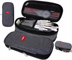  Nagy Méretű Kozmetikai Táska Tolltartó 3az1ben Több Rekeszes Neszeszer (Piórnik szkolny saszetka komora powiększany)