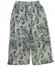 Boohoo CC31116 Boohoo Mintás Széles Nadrág Magas Derékkal XXL