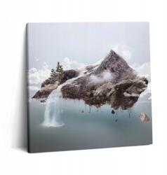 Wallfluent Vászonkép Konyha Látványos Repülő Sziget és Vízesés 60x60 cm (010030010270000074726)