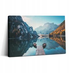 Wallfluent Fotó Vászonkép Canvas Inspiráló Előszoba Csónakok A Tóban 30x20 cm (010030010150000088547)