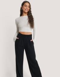 NA-KD P6A303*NA-KD Krémszínű Testhezálló Felső 34 Xs 1N01