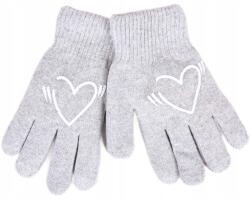 YOCLUB Meleg Lány Kesztyű Meleg Dupla Szívecskés 14 CM