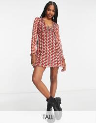  Topshop Tall Mintás Ruha Mini (32-34) (531466)