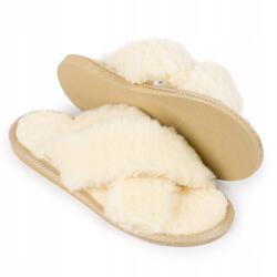 Nowo Papucs Topánka Női Természetes Gyapjú Elegáns Strandpapucs Nowo 36-41 (K-4206)