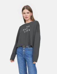 Stradivarius Grafit Hosszú Ujjú Póló (s) (587751)