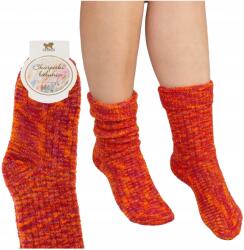 CERBER kompressziós meleg zokni Nagymama boucle zokni Piros 39/42