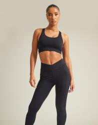 Prettylittlething Klasszikus Fekete Sima Illeszkedő Sport Felső Prettylittlething 36 (CND6027)