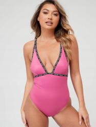 Calvin Klein Rózsaszín Fürdőruha Logó (xs) (560856)