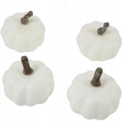 Caterpillar Mesterséges fehér tök dekorációs dekoráció őszi gyümölcs dekoráció 4 db (HY-4469)