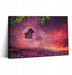 Wallfluent Vászonkép Canvas A dolgozószobába Könnyen összeszerelhető Madárház 30x20 cm (010030010150000075154)