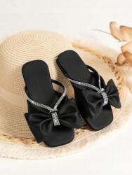 Shein IC66312 Shein Lapos Díszítésű Lány Flip-flop Papucs (27) 28