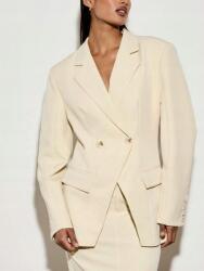  LC14102 Aiirz Kétsoros Blézer Elegáns Ekrü (37) L