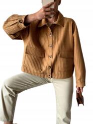 Shein Női Ing Barna, Gombos Varrásokkal XL Ł6C (SZ2308294996105535)