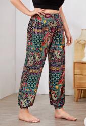 Shein Női Egyenes Szárú Nadrág Print Basic 42 XL Eda