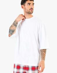 Boohoo Fehér Pizsama Felső Klasszikus Sima Laza Oversize Boohoo L