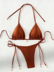 Shein KC23320 Shein Kétrészes Fürdőruha Csomózott Arany Díszítéssel (38) Xs