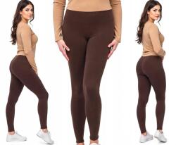 Redar Barna Csokoládé Női Hosszú Pamut Leggings Lengyel Fedő S (LEGGINSY DAMSKIE DŁUGIE ELASTYCZNE LEGINSY)