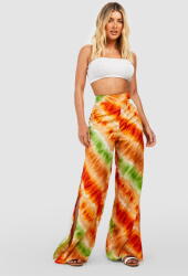 Boohoo színes mintás nadrág, Size 36, magas derék (gzz38945-152)