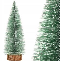  Mesterséges Karácsonyfa Mini A Törzsön Hófehér Karácsonyi Dekoráció (Choinka Sztuczna Na Pniu 30 CM)