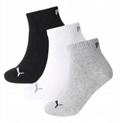PUMA Zokni Lábzokni 3 Pár Fekete/fehér/szürke méret43-46 (938589 17)