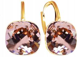 Mennica Świdnicka Női Arany Függő Fülbevaló Kristályok Ajándék Ezüst 925 Női