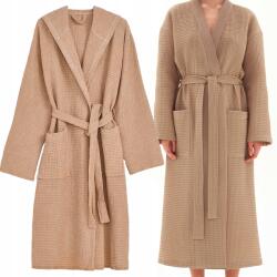 chila Szállodai Gofri Pamut Fürdőköpeny Uniszex M Chila Bézs (SZLAFROK WAFEL CHILA BEŻOWY)
